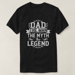 Camiseta Papá El Hombre El Mito El Día Del Padre De La Leye