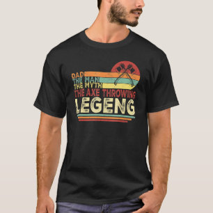 Camiseta Papá El Hombre El Mito El Eje Arrojando La Cartera