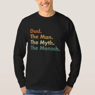 Camiseta Papá El Hombre El Mito El Mensch Cute Y El Pap