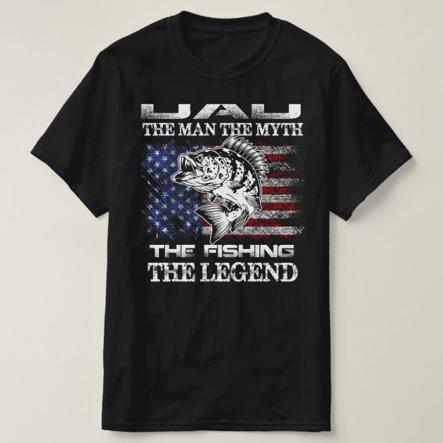 Camiseta Papá El Hombre El Mito La Bandera De La Leyenda Pe (Diseño del anverso)