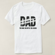 Camiseta Papá El Hombre El Mito La Leyenda