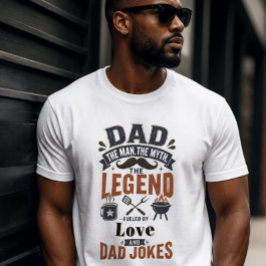 Camiseta Papá El Hombre El Mito La Leyenda