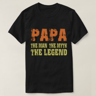 Camiseta Papá el hombre el mito la leyenda