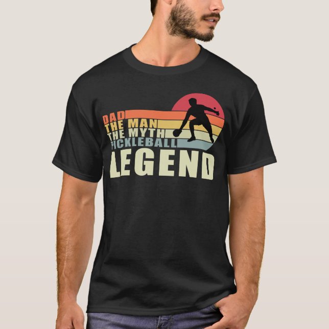 Camiseta Papá: El hombre, el mito, la leyenda de las pelota (Anverso)