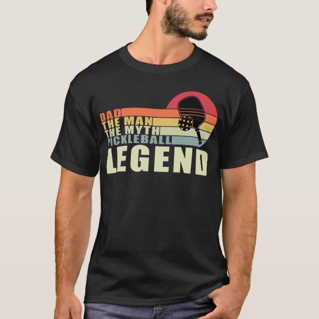 Camiseta Papá: El hombre, el mito, la leyenda de las pelota (Anverso)