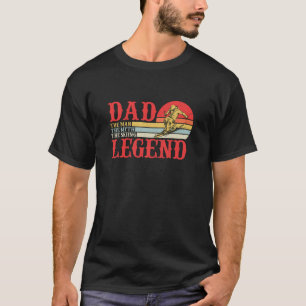 Camiseta Papá El Hombre El Mito La Leyenda Del Esquí