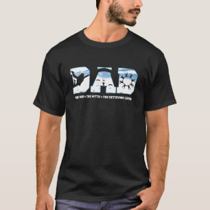 Camiseta Papá El Hombre El Mito La Leyenda Del Paracaidismo