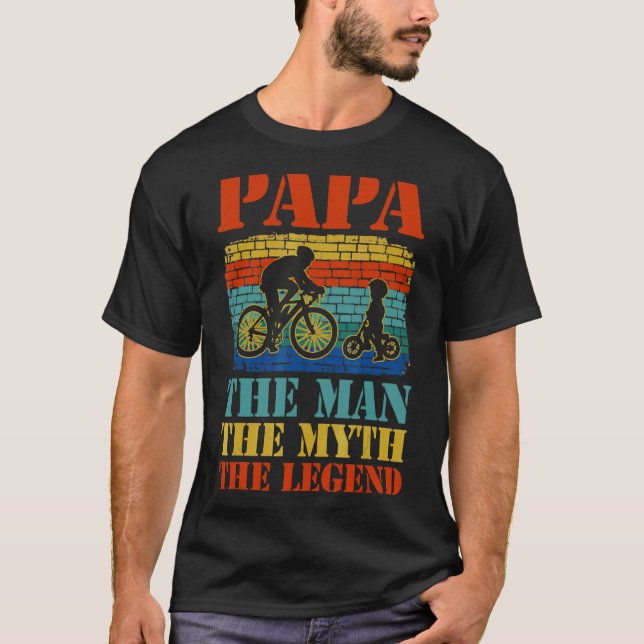 Camiseta Papa El Hombre El Mito La Leyenda Divertido Papá C (Anverso)