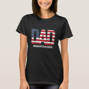 Camiseta Papá El Hombre El Mito La Leyenda El Padre Del Abu