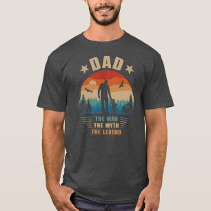 Camiseta Papá El Hombre El Mito La Leyenda Hombres Retro At