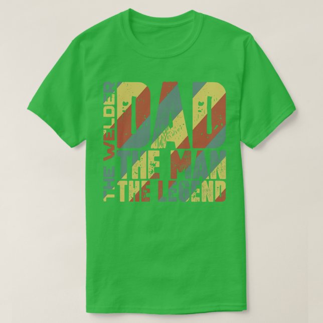 Camiseta Papá El Hombre El Soldado La Leyenda (Diseño del anverso)