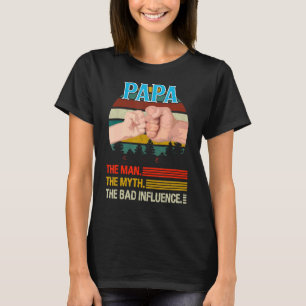 Camiseta Papa El Hombre Miente La Mala Influencia Que El Pa