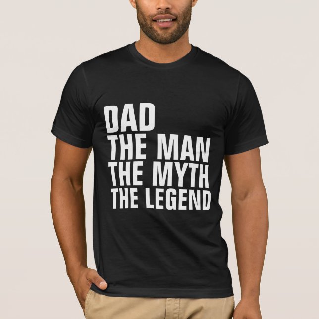 CAMISETA PAPÁ EL HOMBRE MYTH LEGEND T-SHIRS (Anverso)