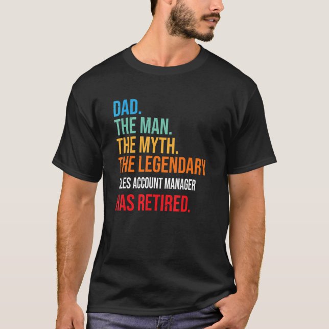 Camiseta Papá El Legendario Administrador De Cuentas De Ven (Anverso)