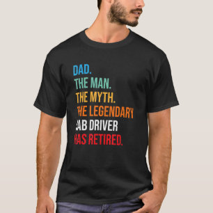 Camiseta Papá El Legendario Taxista Se Ha Retirado