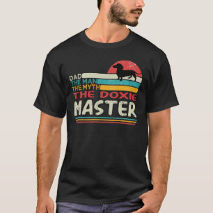 Camiseta Papá, El Maestro Doxie - Atardecer Vintage
