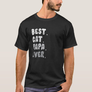 Camiseta Papá, el mejor gato, papá, un gato divertido, padr