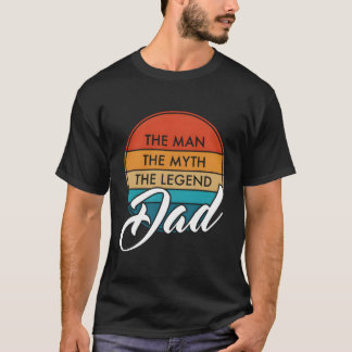 Camiseta Papá El Mito El Día Del Padre De La Leyenda
