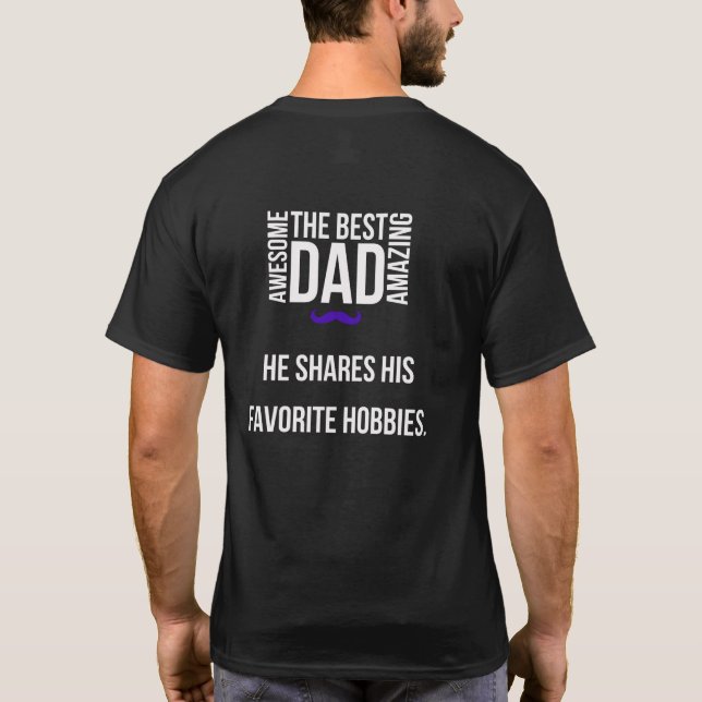 Camiseta Papá: El Originalmente Genial (Reverso)