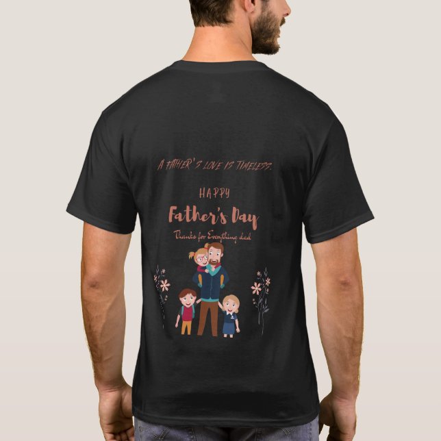 Camiseta Papá: El Superhéroe Real (Reverso)