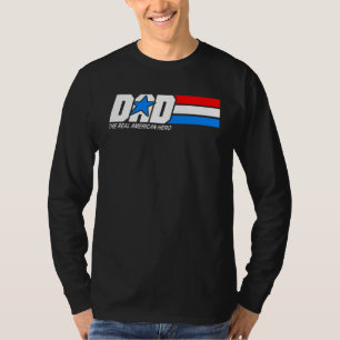 Camiseta Papá, el verdadero héroe americano