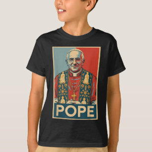 Camiseta Papa Electoral Católico Leo Xiv Christian Pope Rob
