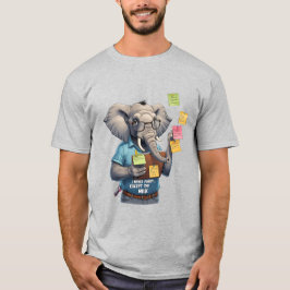 Camiseta Papá Elefante Nunca Lo Olvidé... Excepto Leche