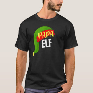 Camiseta Papa Elf Navidades de grupo familiar coincidente F