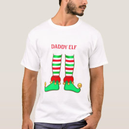 Camiseta Papá Elfo Navideño de Moda