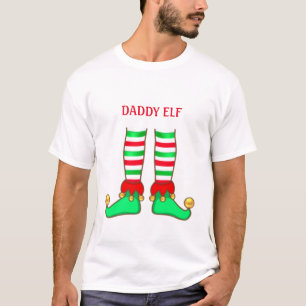 Camiseta Papá Elfo Navideño de Moda