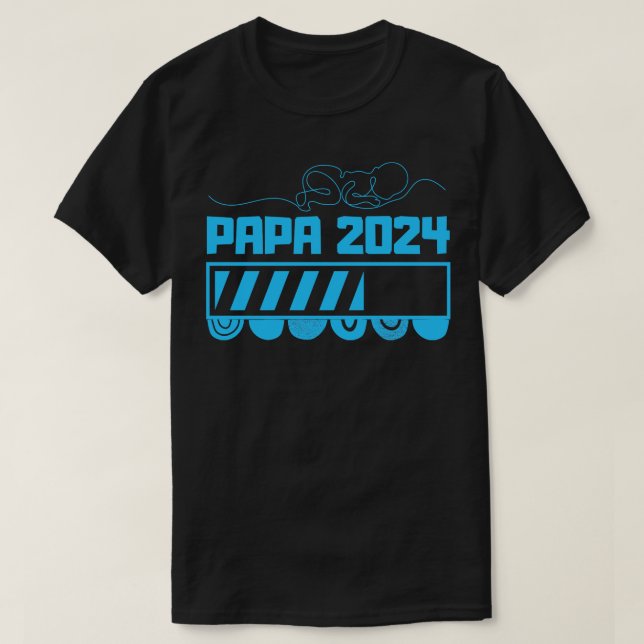 Camiseta Papa En Curso 2024 Futur Papa Annonce Grossesse Pa (Diseño del anverso)