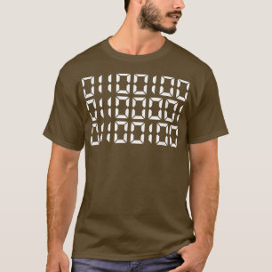Camiseta Papá en el código binario Gracioso regalo del Día