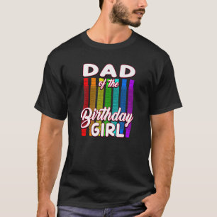 Camiseta Papá en el Pop Tube de cumpleaños del Chica de cum