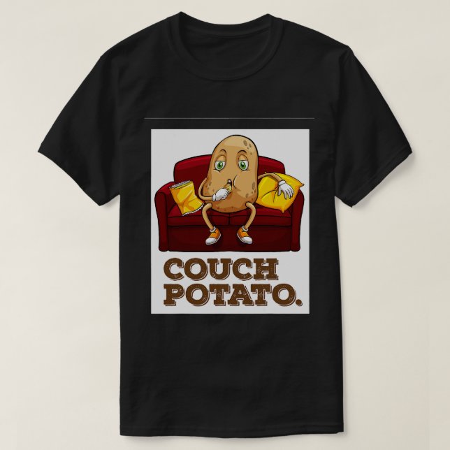 Camiseta Papa en el sofá para los aficionados a la telenove (Diseño del anverso)