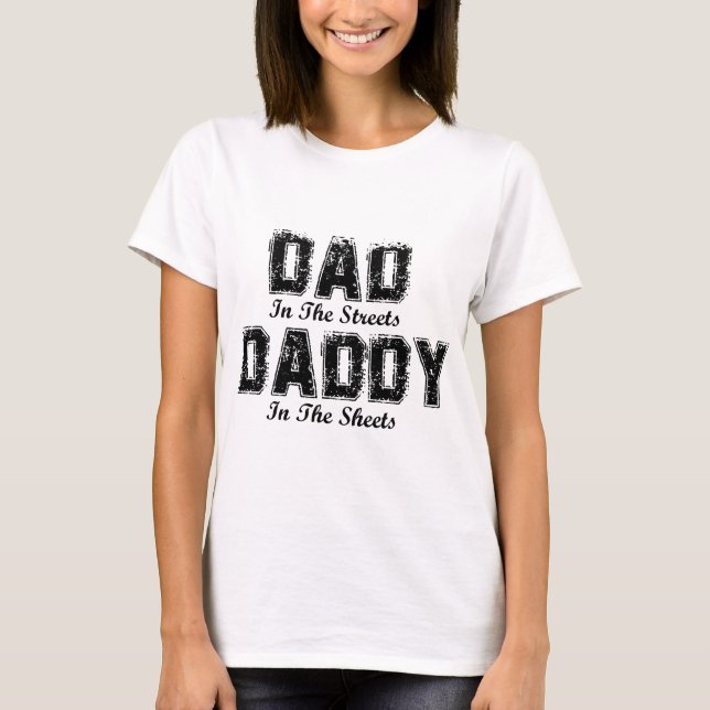 Camiseta Papá En Las Calles Papi En El Día De Los Padres (Anverso)