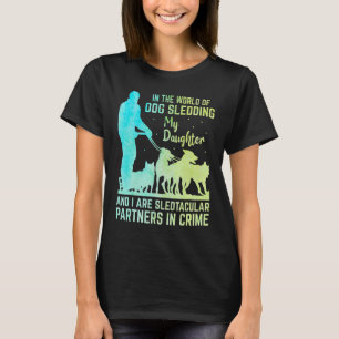 Camiseta Papá en trineo de perros Husky Papá en trineo de p