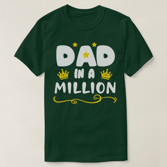 Camiseta Papá en un millón (Diseño del anverso)