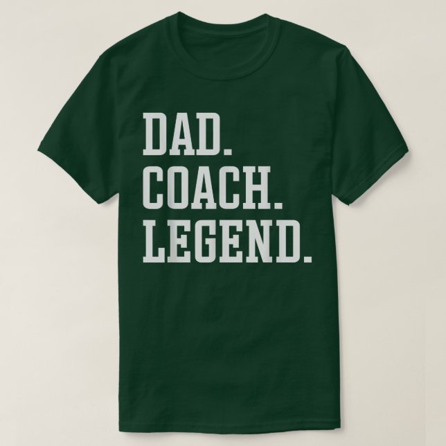 Camiseta Papá Entrenador de Leyenda  (Diseño del anverso)