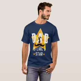 Camiseta Papá Es Como Una Estrella