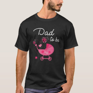 Camiseta Papá Es El Chica De Baby Shower Ladybug Papá
