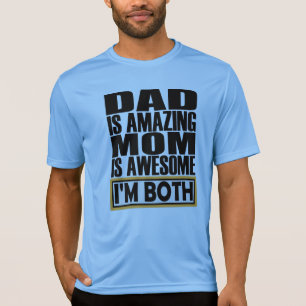 CAMISETA PAPÁ ES INCREÍBLE, MAMÁ ES INCREÍBLE. AMBOS SOY.