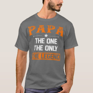 Camiseta Papá Es La Única Leyenda Para El Día Del Padre