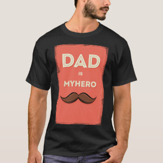 Camiseta Papá es mi héroe