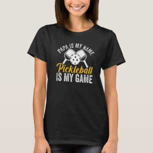 Camiseta Papá es mi nombre El pelota de póquer es mi juego 