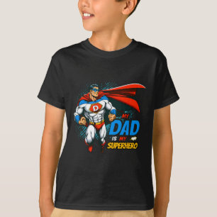 Camiseta Papá es mi súper héroe niños Guay Día del Padre L