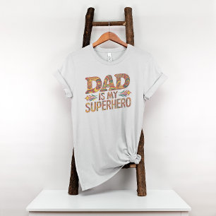 Camiseta Papá es mi superhéroe papá cumpleaños, el día del 