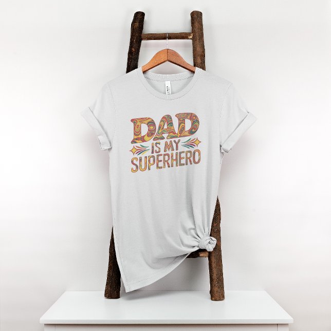 Camiseta Papá es mi superhéroe papá cumpleaños, el día del  (Subido por el creador)