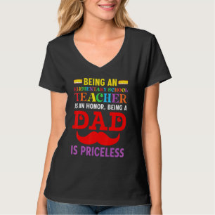 Camiseta Papá es un príncipe siendo maestro de escuela prim