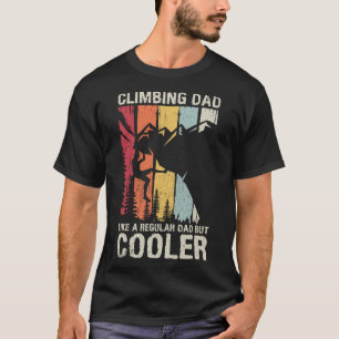 Camiseta Papa escalador como un papá normal pero escalador