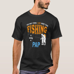 Camiseta Papá Especial Abuelo Más Que Amor Por La Pesca Hom